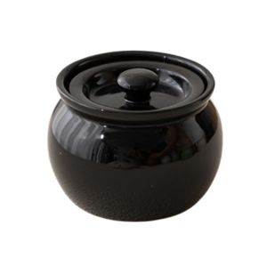 LINSBAYWU Large Capacity Ceramic Stew Pot 350ml/400ml Thickened Lidded Stewing Bowl Convenient with Lid Porcelain Steaming Pot Kitchen