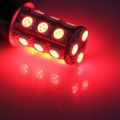 Bohlam LED Rem 18 Titik Merah Bayonet 2 Kaki Untuk Lampu Stop Lamp. 