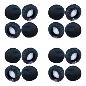 Universal Wheel Protectors Cover For 21-32 Inch Tires Oxford Flocking Material Weatherproof Design Heavy Duty Protection