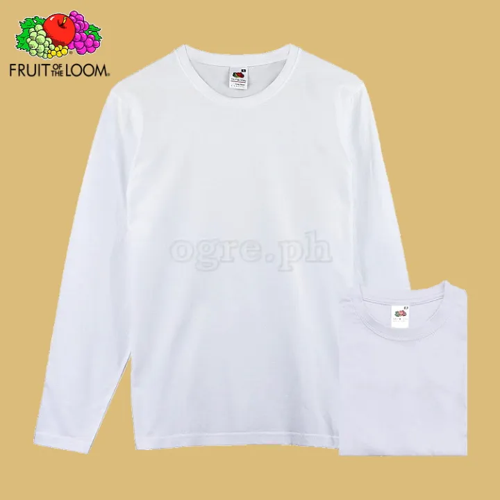 Fruit%20of%20the%20Loom%20White%20Classic%20Comfort%20Style%20Long%20Sleeves%20Tee%20165gsm%20100%25%20Cotton%20-%20Image%205