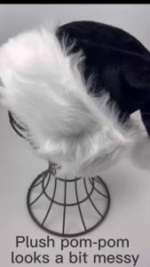 OLLULL  Luxury Santa Hat  Suitable for a colorful Christmas   Optional Color : Black 、 green 、 Blue 、 Pink 、 Red