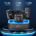 BOYA BOYAMIC ไมค์ไร้สาย ไมค์กล้อง ไมค์อัดเสียง ไมค์ตัดเสียงรบกวน สำหรับ Vlog Live Stream iPhone Android DSLR. 