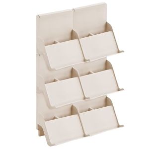 ✳️TSG65✳️ Bundle of 3/6 Freestanding Stackable PP Shoe Organizer Rack Shoe Holder Shoe Stand Shoe Storage Rack Shoe Shelf Shoe Display Rack Shoe Shoes Cabinet Space Saver Shoe Rack Shoes Storage for Organizer Tight Spaces Entryway Shoe Rack
