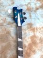 Classic Rickenbacker 4003 Blue burst Electric Bass Guitar 22 Frets Chrome Hardware Can be customized. 