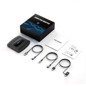 OTTOCAST CA481 Carplay Ai Box Android 12 QCM6125 Wireless CarPlay Android Auto Adapter 4+64G Wifi SIM