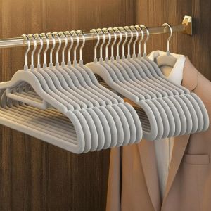 Non-slip Velvet Hangers Space-saving Coat Clothes Hanger Strong Durable Hanger Wardrobe Organizer