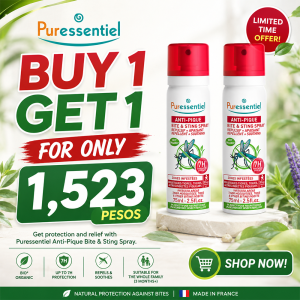 Puressentiel Bite & Sting Spray Repellent + Soothing 75ml (B1G1)