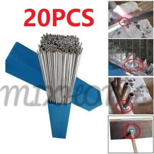 [Malaysia Ready Stock Welding Wire] Low Temperature Aluminum Welding Rod Electrodes Welding Sticks Hot Sale Flux Cored 2.0MM Al-Mg Soldering Rod No Need Solder Powder【10PCS/20PCS/50PCS (Optional) 】