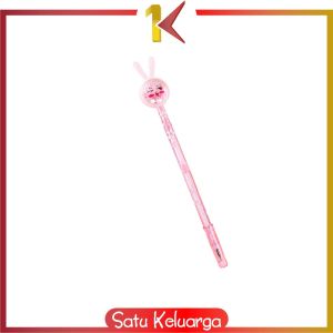 SK-A90 Pulpen Gel Bunny 0.5mm Pena Gel Pastel Alat Tulis Karakter / Pena Daisy Pena Kupu Payet Glite