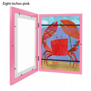 KS A3A48.5x11กรอบรูปฝาพับสำหรับเด็กกรอบแนวศิลป์สำหรับเก็บรูปภาพกรอบรูปแม่เหล็กศิลปะสำหรับเด็ก