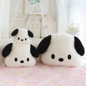 JOJO CASTLE Sanrio Pochacco Dog Toys Car Headrest Cartoon Neck Pillow Lumbar Support Plush Toys Soft Sofa Cushion Kawaii Room Decor Gift for Girl