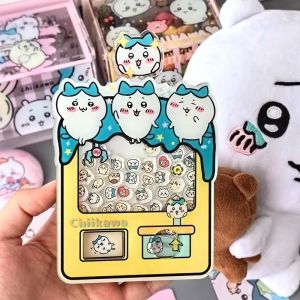 Chiikawa Acrylic Game Machine Cute Kawaii Cartoon Usagi Hachiware Shake Acrylic Keychain Creative Personalized Bag Pendant