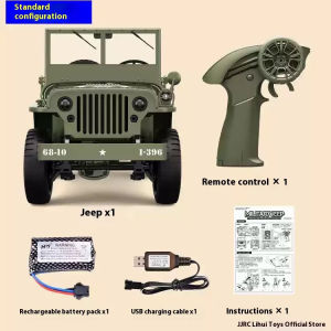 JDD[Fast Delivery][Original Available]JJRC C8815 Willis Jeep Remote Control Simulation Climbing Off Road High Speed Vehicle RC Wrangler Large Toy Model children gift