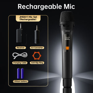 DORAN Professional Wireless Microphone Rechargeable 2 Dual UHF Handheld Rechargeable Dynamic Microphone For Karaoke