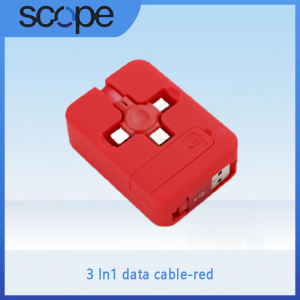 3 In 1 Ins USB Charging Cable Easy Storage Organizer for Office Home Using Chargers Cable Portable USB Charger Line Roll