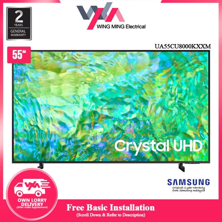 Samsung 55 Inch 4k Uhd Smart Tv Cu8000 Ua55cu8000kxxm Ua55cu8000 55cu8000 Klang Valley 电视机 Lazada 5658