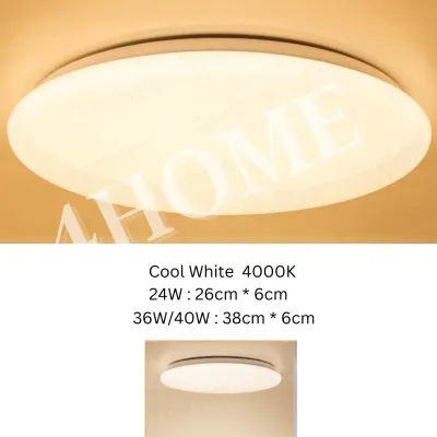 Simple Minimalist LED Surface Ceiling Light 24W 36W 3tone Daylight Warm White Bedroom Kitchen Bathroom Hall