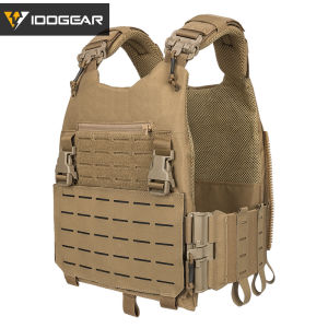 IDOGEAR แมงป่องเหล็กตัวน้อย LSR ชุดเกราะกลางยาวแบบแทคติก molle ชุดเสื้อกั๊กขยายแบบหลายฟังก์ชัน ปลดเร็ว