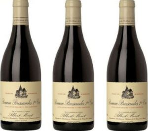 TASTING TRIO 3x 750ml - ALBERT MOROT BURGUNDY BEAUNE LES BRESSANDES PREMIER CRU OLD-&-RARE VINTAGE 2011 RED WINE 12DegC Wine Storage ( Grape: PINOT NOIR ) ( Origin: BURGUNDY FRANCE )