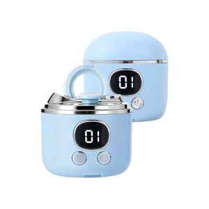 DOUCAI 6-In-1 Electric Automatic Nail Clipper USB Rechargeable 3 Speeds Magnifying Glass Trimmer Efficient Portable Nail Polisher for Seniors