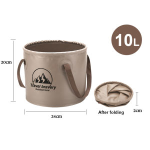 Mega Mall 10/20L Portable Folding Water Bucket Outdoor Camping Fishing Collapsible Water Bag Travel Use
