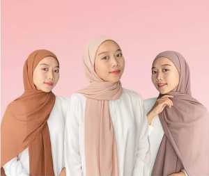 PASHMINA + INNER 2IN1 BISA BOLAK BALIK / PASMINA INNER / PASHMINA INSTAN / PASHMINA CERUTY BABY DOLL