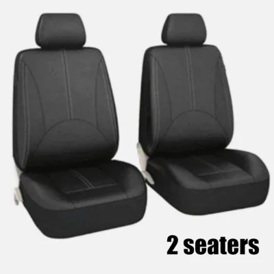 9Pcs PU Leather Universal Car Seat Cover-Satria/Kenari/Kembara/Wira / Saga old/Saga VVT / Iswara/ Myvi / Viva /Axia/Kusyen kereta