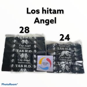 KANTONG PLASTIK/KANTONG KRESEK LOS HITAM/KANTONG PLASTIK HITAM BESAR SAMPAH HD ANGEL UK 24 28 220 GRAM TERMURAH BERKUALITAS