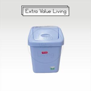 YOSHIKAWA Tempat Sampah Mini Tutup Swing Tong Sampah Mini Plastik