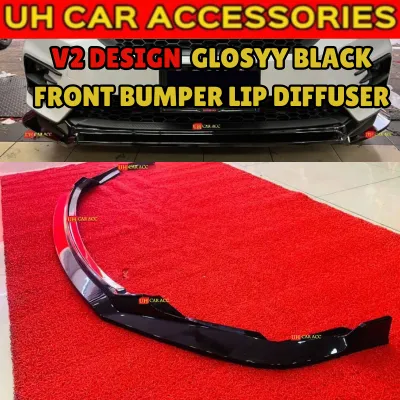 (V2 FRONT LIP)HONDA CITY GN2 2020 2021 2022 HATCHBACK SEDAN RS V2 FRONT LIP LIPS DIFFUSER BODYKIT