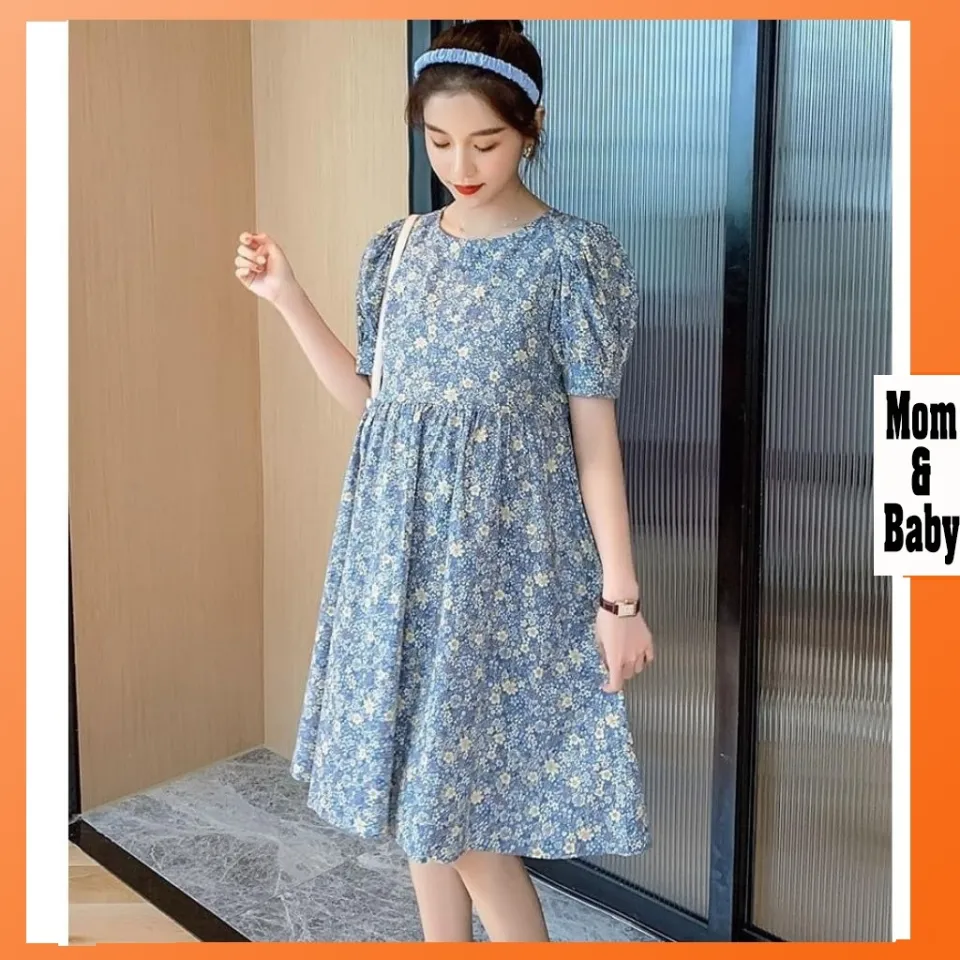 Váy bầu đẹp suông mẫu mới 2022 dành cho bà bầu | Shopee Việt Nam