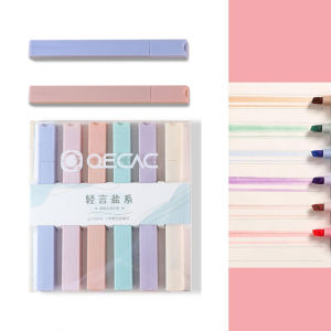 6pcs highlighter Marker Pens Set for Office School Stationery Supply Students