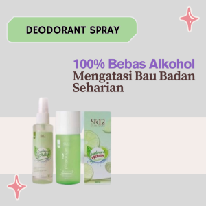 DEODORAN SPRAY PREMIUM SR12 ( Extra Lime ) 60ml - Deodoran Spray Pencerah Ketiak Nagita Slavina - Deodorant SR12 - Membantu Atasi Bau Badan