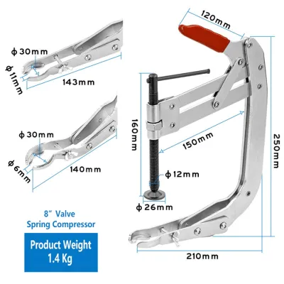 1 PCS Universal Valve Spring Compressor Tool Multifunctional Valve Spring Compression Tool Cars