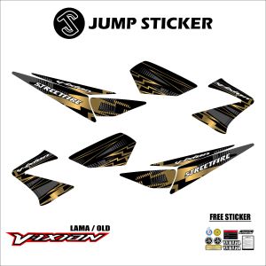 Stiker striping vixion old - lama grafis variasi 020