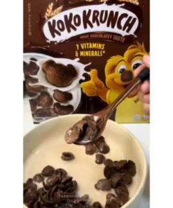 Nestlé Koko Krunch Cereal 450g – Chocolatey Breakfast Cereal for Kids and Adults