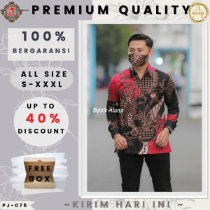 Batik Pria Baju Batik Pria Kemeja Batik Pria Kemeja Batik Lengan Panjang Kemeja Batik Cowok Batik Pria Premium Batik Cowok Moderen Batik Pria 2022 Kemeja Batik Moderen Kemeja Batik Pria 2022 Kemeja Batik Laki-laki Batik Aluna PJ-075