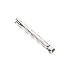 QUA Cooking Barbecue Easy to Clean Heat Resistant Stainless Steel Serving Clamp Food Clip Grill Tongs Korean BBQ Gripper