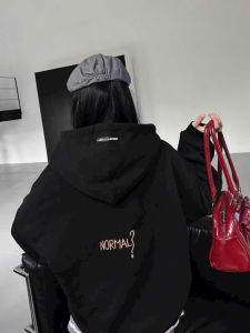 Áo Khoác Zip Hoodie WHAT IS NOMAL Chất Thun Nỉ Len Dài Tay Phồng Kiểu Form Boxy Jacket Menswear Chống Nắng Top Màu Xám