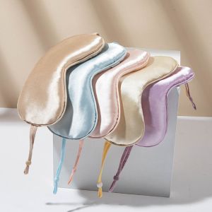 JON09 Ventilate Shading Sleeping Mulberry Silk Fashion Silk Sleep Eye Soft Hanging Ear Sleeping Eye Patch Travel