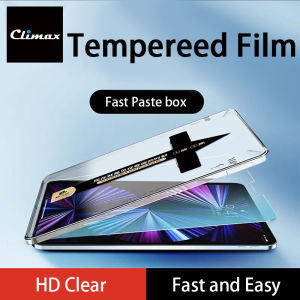 iPad Screen Protector Film Fast Paste Box iPad Tempered Glass Film For Pro11 inch iPad 10th Gen Air4 Air5 Mini4 5 Mini 6 HD Clear Fall protection IPad case tempered ipad case tempered film protective film