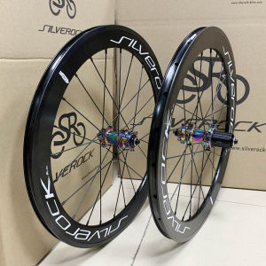 SILVEROCK Seemless Welding Alloy Aero Wheels 22in 451 20in  1 1/8  406 Disc Caliper Brake High Profile for D8 Fnhon Blast JAVA NEO FIT AIRA Tern Folding Bike Minivelo Bicycle Wheelset SR42-HUB002