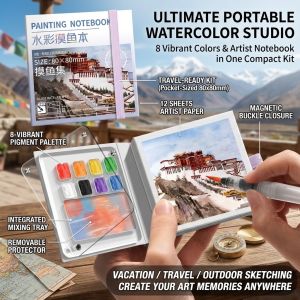 High-Quality Watercolor Pad Painting Sketchbook for Art Supplies