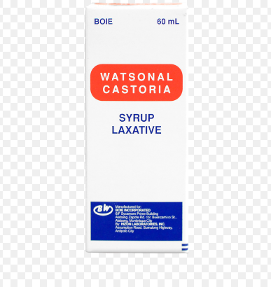 CASTORIA Laxative Senna Leaves Extract Sodium Potassium Tartrate Syrup 30mL