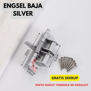 Engsel Penutup Pintu Otomatis / Engsel Pintu Otomatis / Engsel Penutup Pintu Otomatis Metal Engsel Penahan Pintu Engsel 90 Derajat Pintu Tutup Spring Door Closer untuk Layer Pintu DMO AK05