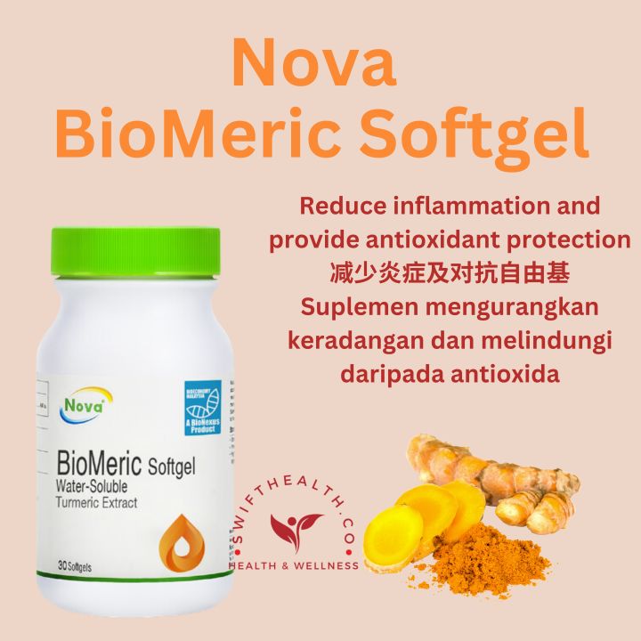 NOVA BioMeric 30's Softgel [Tumeric extract / Curcumin extract / Anti