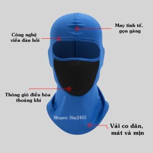 Khăn Phượt Trùm Đầu Ninja Điều Hòa X2 Cao Cấp 2 Trong 1 - Mặt Nạ Chống Nắng Đa Năng Đi Xe Máy Câu Cá Chơi Thể Thao