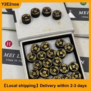 【Local shipping】 1pcs Lot 14mm Japanese Cue Tip Quality Pool Billiard Pigskin Cue Tip 9 Layers Snooker Cue Tip