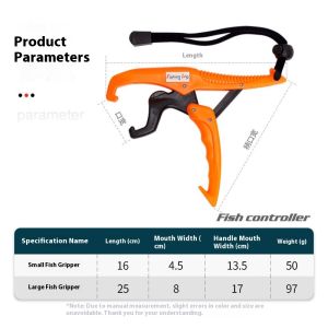 Câu cá Grips nhựa ABS cá điều khiển với dây treo an toàn cho anglers