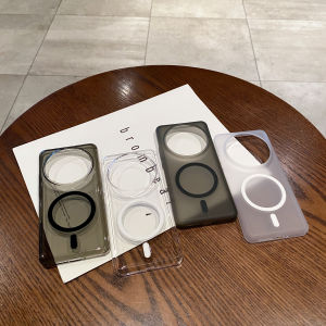 Wireless Charging Magnetic Hard Case For Xiaomi 15 Ultra Mi 14 Ultra 13Ultra Magsafe Slim Translucent Clear Phone Cover Funda